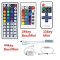 USB RGB Светодиодная лента 5 12 24 В RGBw IR RF пульт дистанционного управления 5 в 12 В 24 в USB Светодиодная лента RGB светильник удаленный беспроводной контроллер