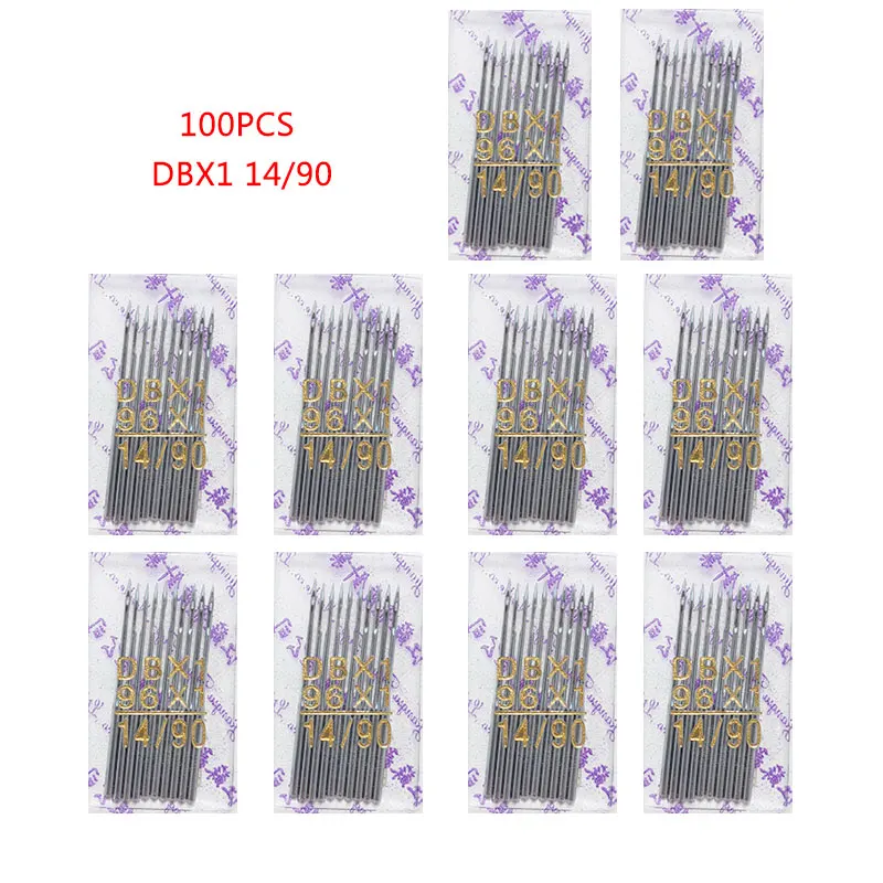 100pcs Sewing Needles DBX1 Suitable For All Brand Industrial Lockstitch Sewing Machine Singer 9#11#12# 14#16#18#Various Models 