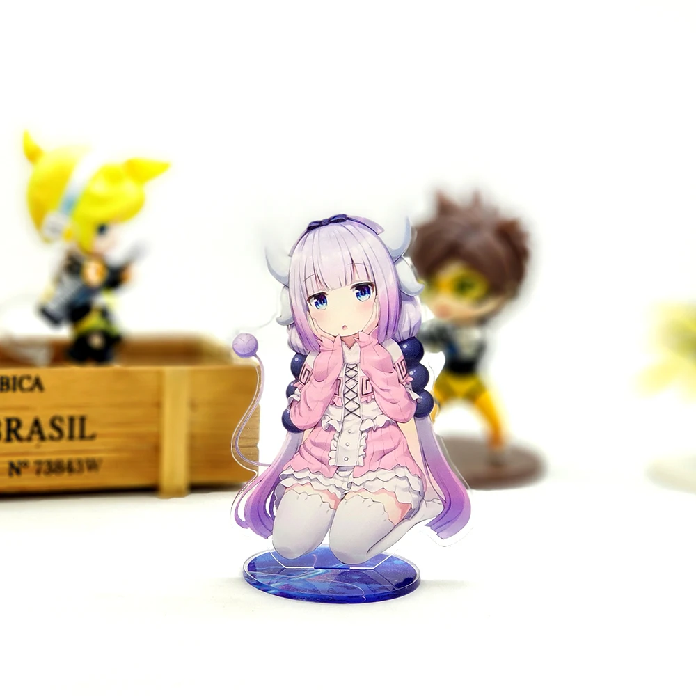 

Love Thank You Kobayashi-san Chi No Maid Dragon Miss Kamui Kanna acrylic stand figure model plate holder cake topper ANIME