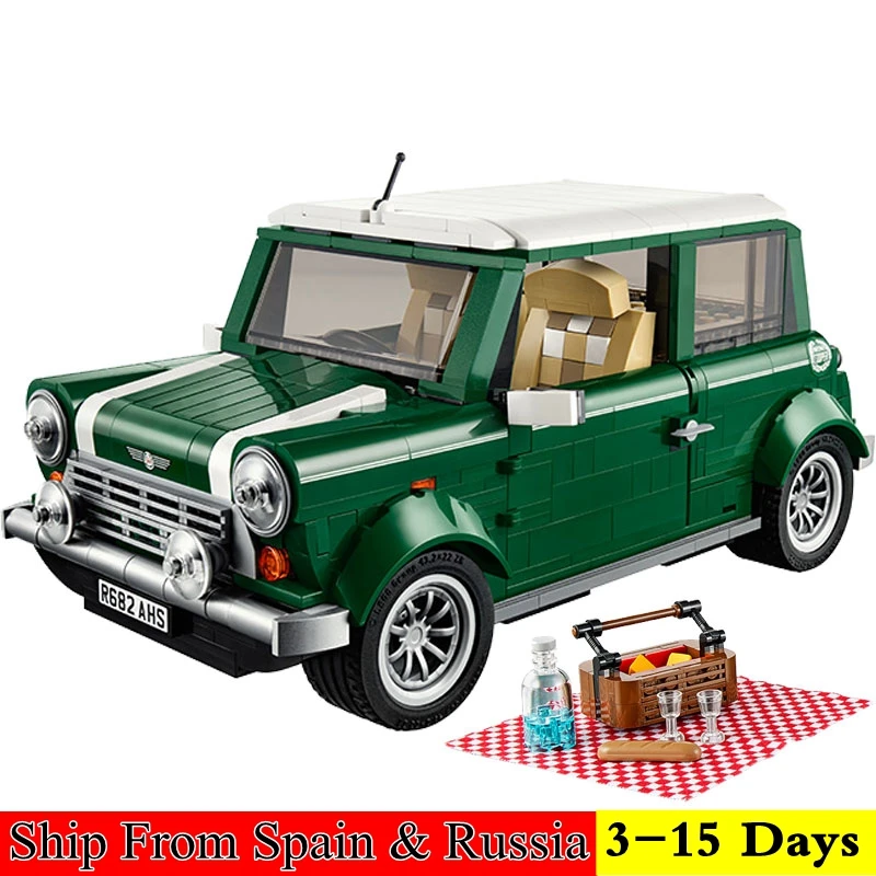 

Legoing Technic Car Toys The MINI Cooper 1108Pcs Model Set Building Blocks Toy for Children Compatible Legoings Creators Cars