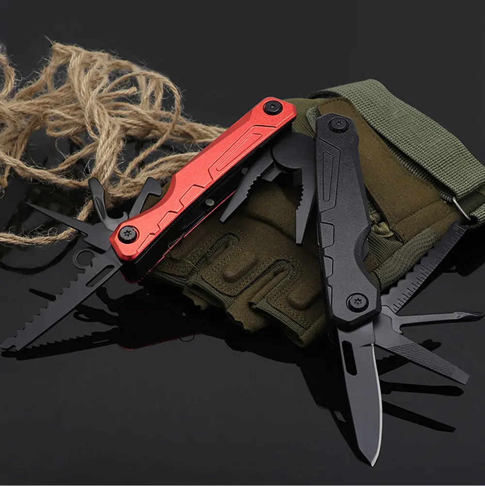 

Military Stainless Steel EDC Folding Multifunctional Pliers Outdoor Camping Survival Tools Tactical Pliers Versatile Repair Tool