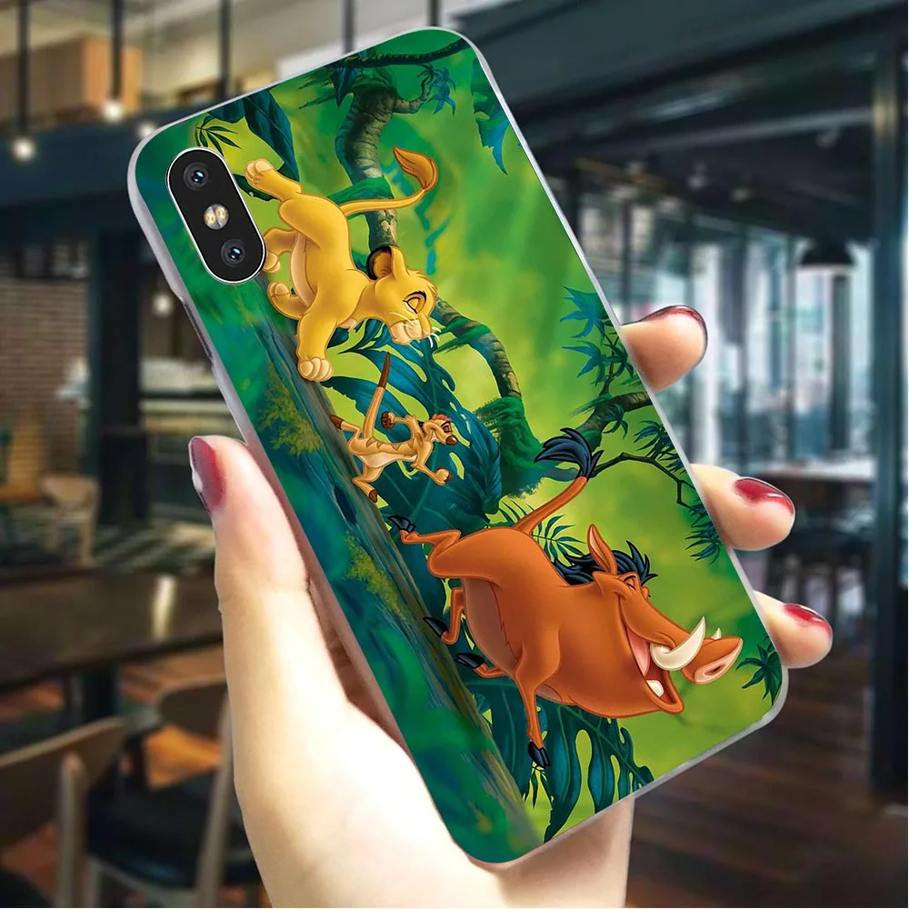 Жесткий Чехол для iPhone 6, чехол Король Лев для iPhone 8, чехлы 7, XR, Xs, Max, 8 Plus, 5, 6 S, 5S, SE, защитный чехол s - Цвет: K0524306