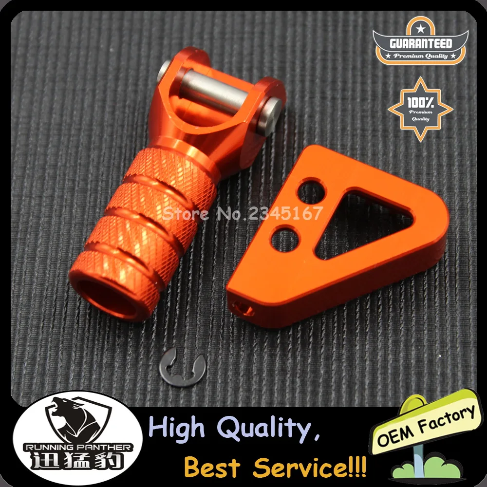 One Set Rear Brake Pedal Step Tips Gear Shift Shifter Lever Top