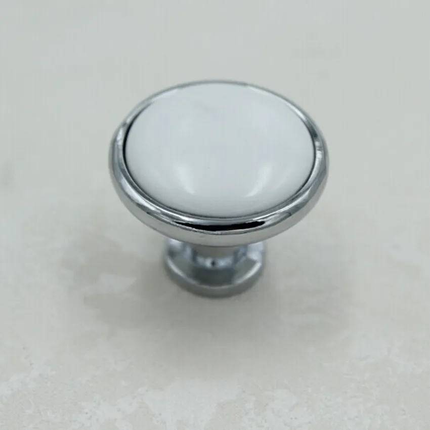 Silver Cabinet White Kitchen With Silver Handles Smith | 32mm silver kitchen cabinet knobs white ceramic drawer Silver Cabinet White Kitchen With Silver Handles Smith | 32mm silver kitchen cabinet knobs white ceramic drawer