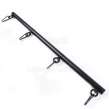 Stainless Steel Adjustable Spreader Bar Bondage Set Sex Slave Handcuffs Ankle Cuffs Fetish Restraints Dog Collar Sex Toys Bdsm 4