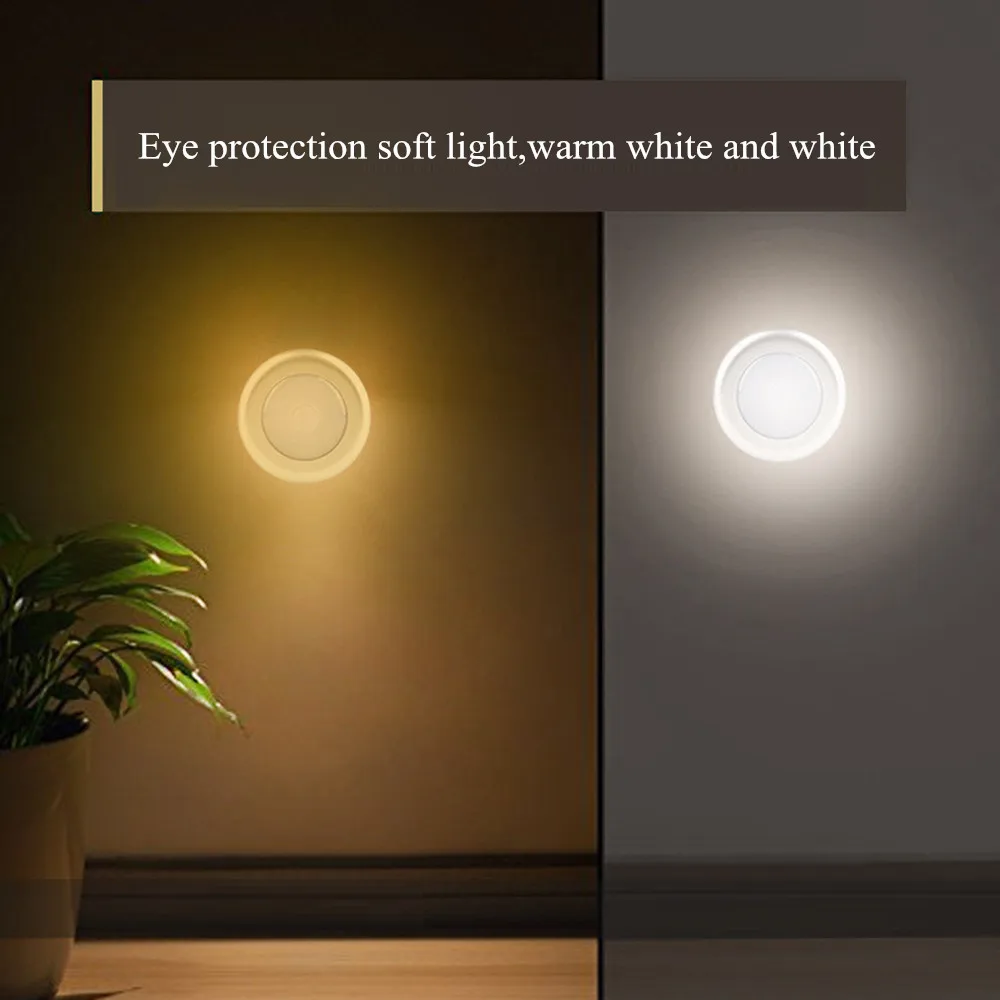 SuperNight 6LEDs Mini LED Night Light Stepless Dimming Wall Lmap for Cabinet Closet Wardrobe Aisle Corridor Bedroom Car Trunk (10)