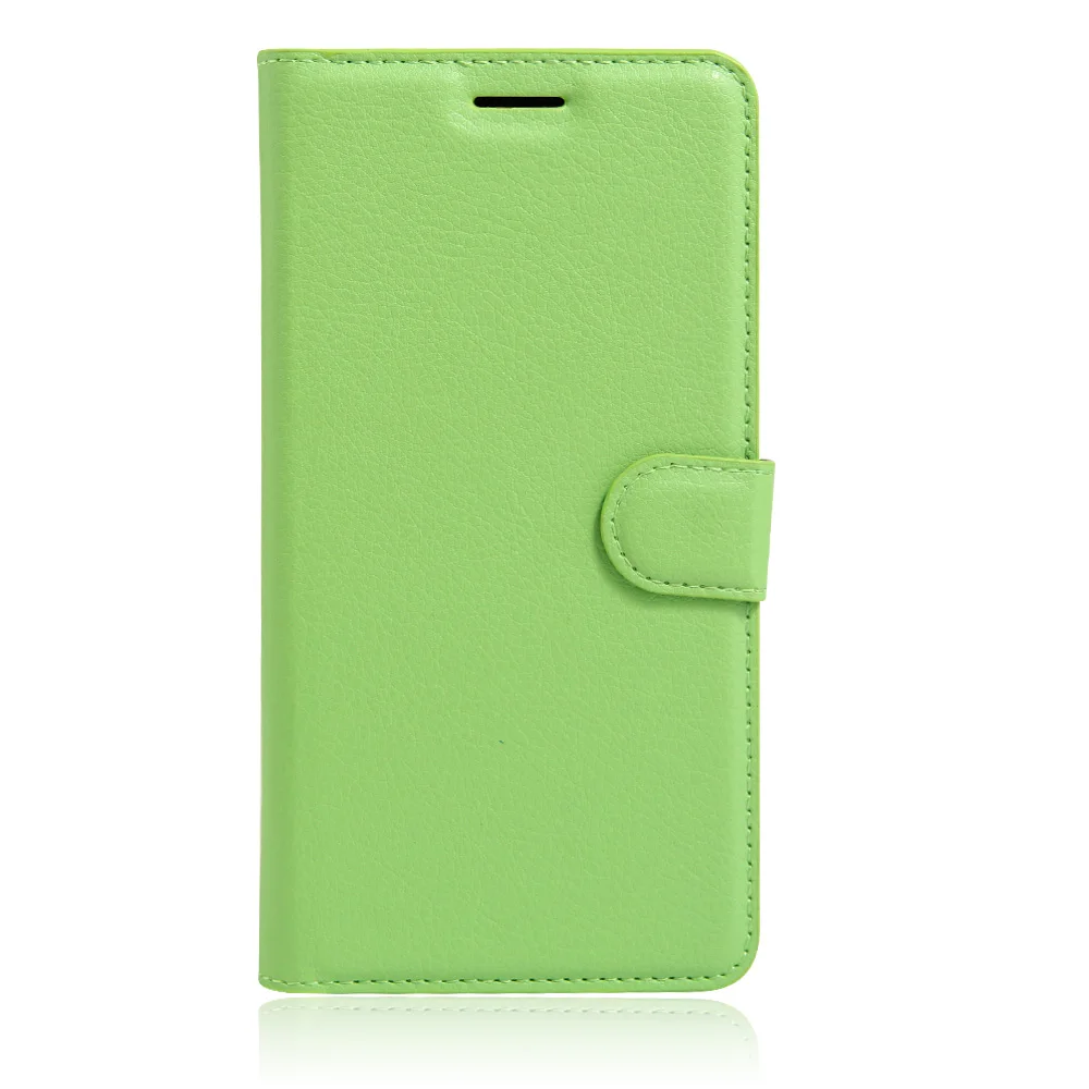 Чехол-Кошелек для Alcatel 1 S 1C 3 откидной кожаный чехол для Alcatel 3L 5034D Capa чехол для телефона TPU чехол с отделениями для карт - Цвет: Зеленый