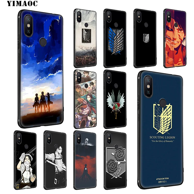 Yimaoc для косплея по аниме атака на Титанов (мягкий чехол Xiaomi mi 9T 9 8 Se 6 MAX 3 A1 A2 Lite CC9E CC9