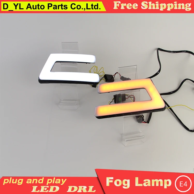 

Car styling For Ford Focus LED DRL For Focus High brightness guide LED DRL led fog lamps daytime running lights Light guide