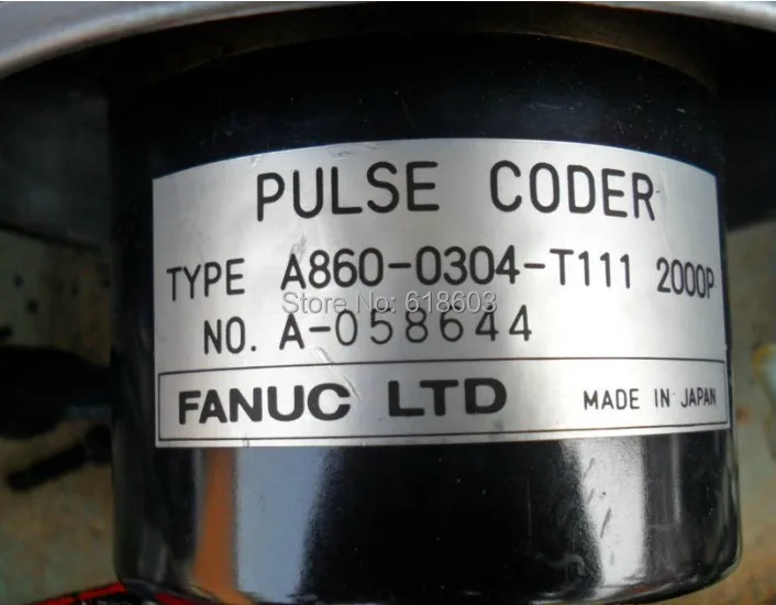 FANUC encoder cnc servo motor pulse coder A860-0304-T111 for sale and repair 2000P