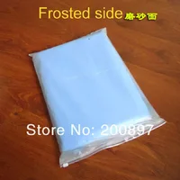 50pcs Zipper top 26*37cm moisture proof apparel shirt PVC plastic packaging bags 2