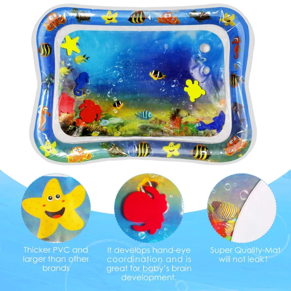 FAST DELIVERY BABY WATER MATS undersea world play mats for baby inflatable patted pad Inflatable water cushion educational toys