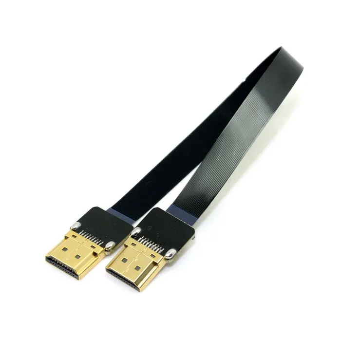 

CYDZ 20cm FPV HDMI Type A Male to HDMI Male HDTV FPC Flat Cable for Multicopter Aerial Photography