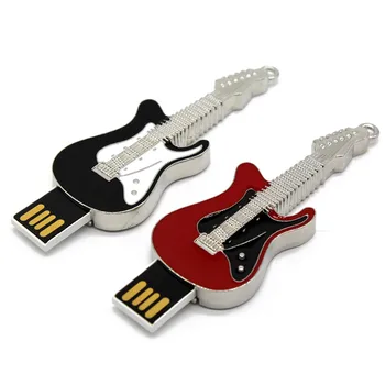 

Metal Guitar USB 2.0 pen drive 4G 8G 16G Pen Drive Memory creative 32GB usb flash drive