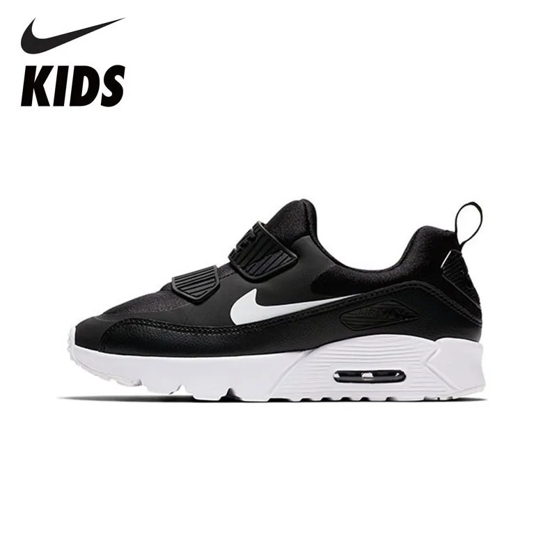 NIKE AIR MAX крошечные 90 обувь для детей Новое поступление дышащие спортивные детские кроссовки удобные#881927-007 - Цвет: 881927-007