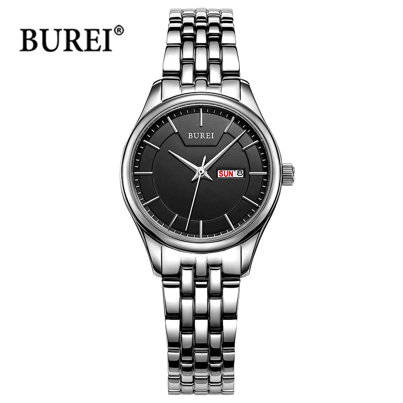 BUREI Ladies Watches Womens Top Brand Luxury Waterproof Fashion Quartz Wrist Watch Clock Women Hours 2017 saat Relogio Feminino burei 2017 women watches top brand luxury ladies quartz wrist watch womens fashion waterproof clock hours woman relogio feminino