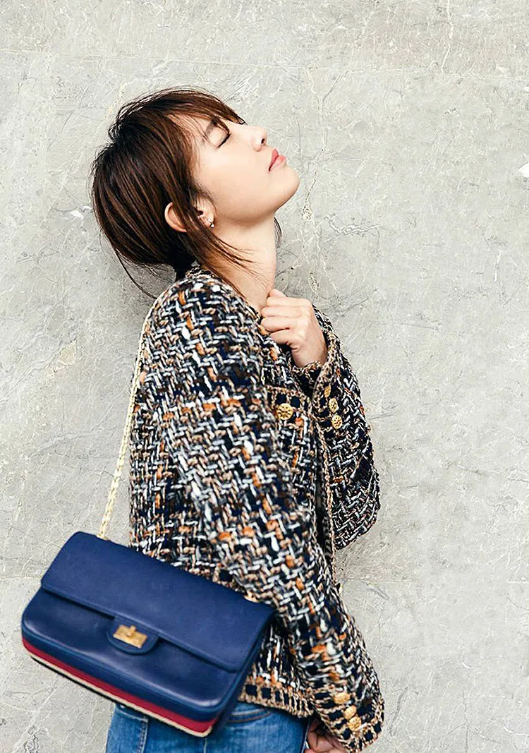 HAMALIEL Autumn Winter Women Tweed Jacket Coat 2018 Runway Single Breasted O Neck Ladies Long Sleeve Outerwear Vestidos HAMALIEL Autumn Winter Women Tweed Jacket Coat 2018 Runway Single Breasted O Neck Ladies Long Sleeve Outerwear Vestidos