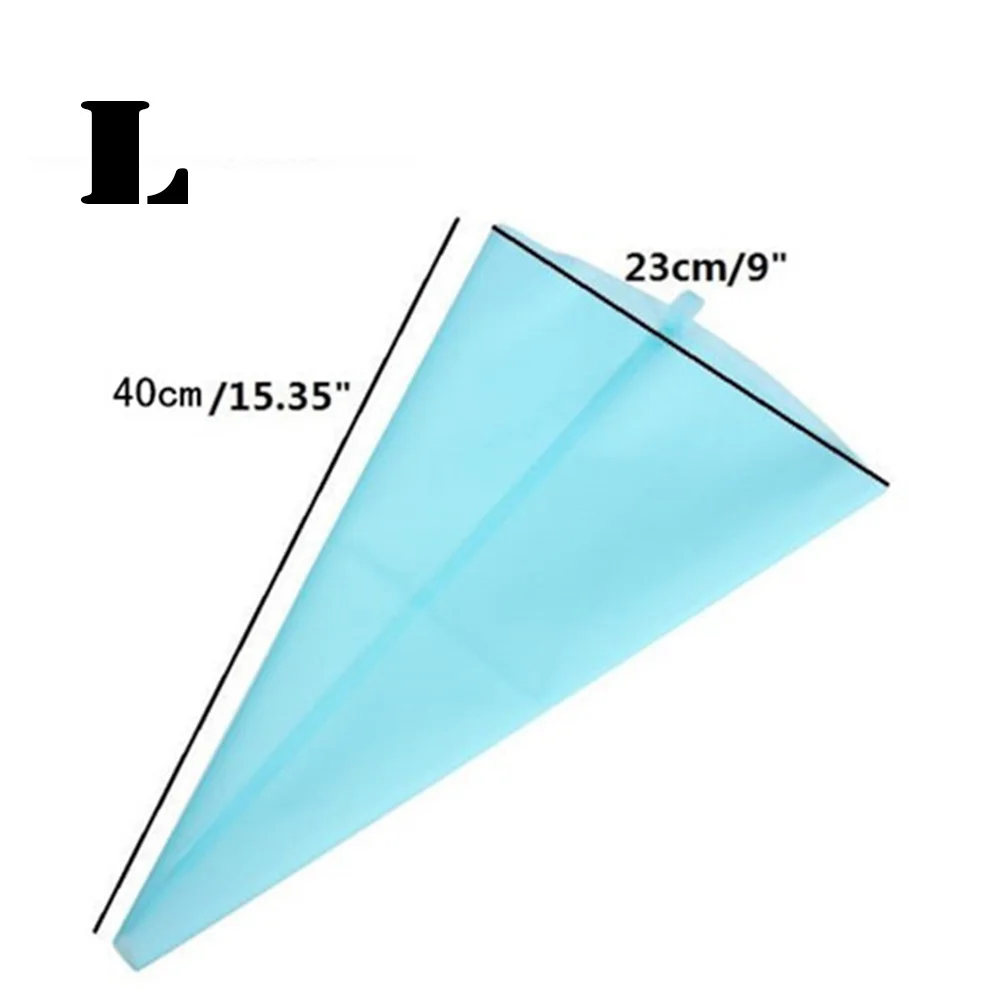 5 шт./лот многоразовый силиконовый кондитерский мешок для глазури, кондитерский мешок, инструмент для украшения торта, хлебобулочные десерты, кухонные аксессуары CT1035