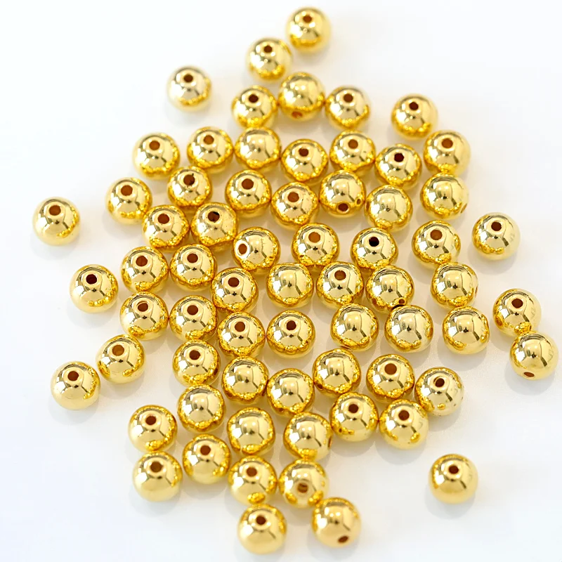 1000 шт красочные ABS имитация жемчуга круглые бусины с дырочками DIY браслет серьги Подвески ожерелье для изготовления ювелирных изделий B1049