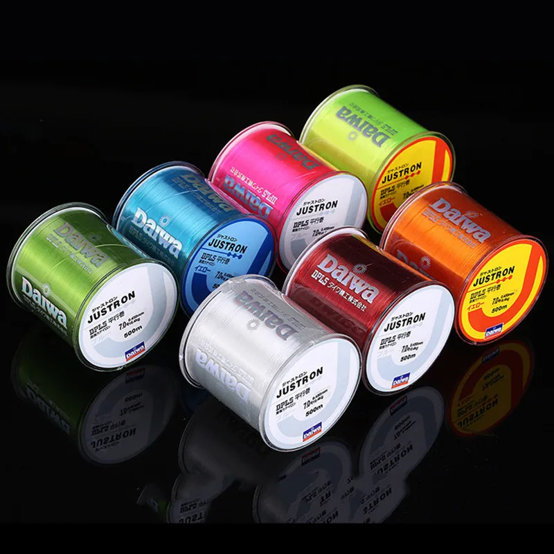 500 متر حيدة النايلون خط الصيد اليابانية دائمة صخرة البحر دايوا bulk spool الخيط كل حجم 4 ألوان 0.4 إلى 8.0