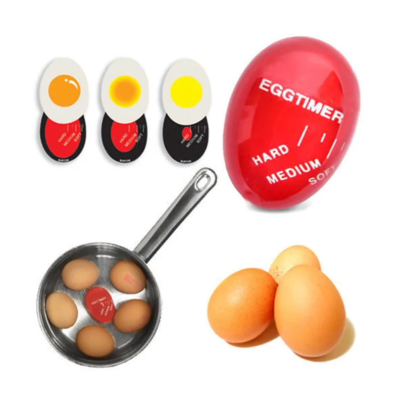 1pcs Egg Perfect Color Changing Timer Yummy Soft Hard Boiled Eggs