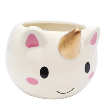 

350ml Color Cartoon Unicorn Mugs,Interesting Ceramic Coffee mug,Children Girl Boy Cute Creative Unicorn Hand-pain Mug Gift