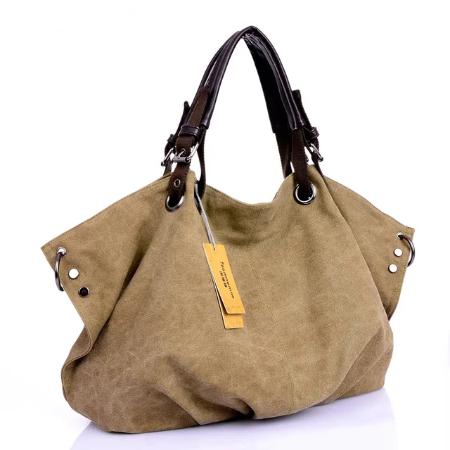 Women Canvas Messenger Bags Handbags Female Tote Bolsas Femininas Ladies Shoulder Crossbody Bags Women's Top-Handle Bags 2