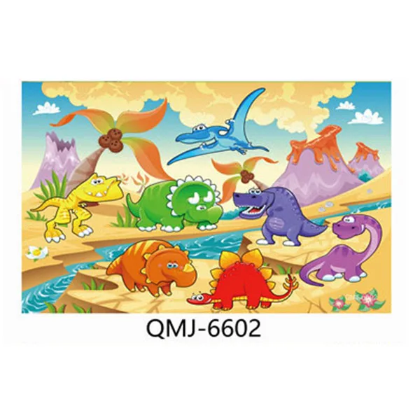 QMJ-6602 Сюрприз динозавр яйца деревянные 3D игры-головоломки игрушки мультипликационных животных DIY игрушки деревянные развивающие игрушки для детей - Цвет: QMJ-6602