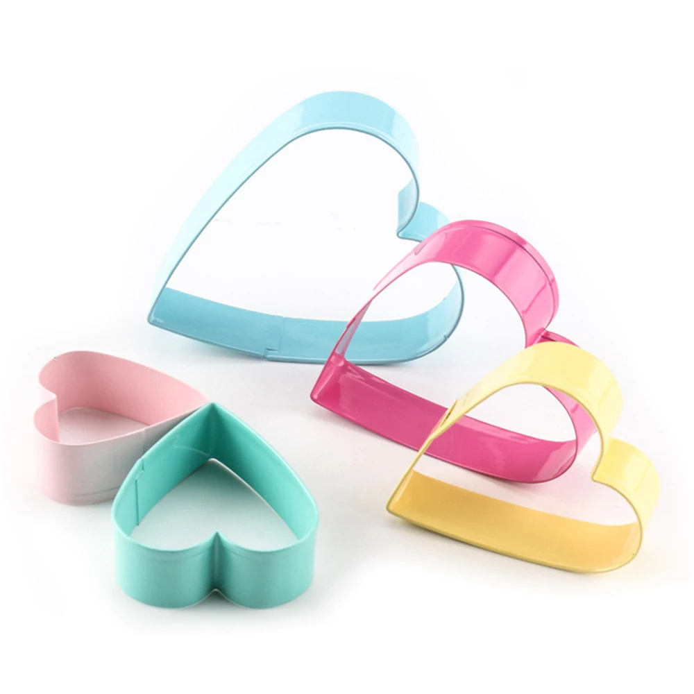 

Baking Mould Baking Mould Heart Flower Cutter 5pcs/set Stainless Steel Egg Mould Cookie Cutter Biscuit DIY Mold