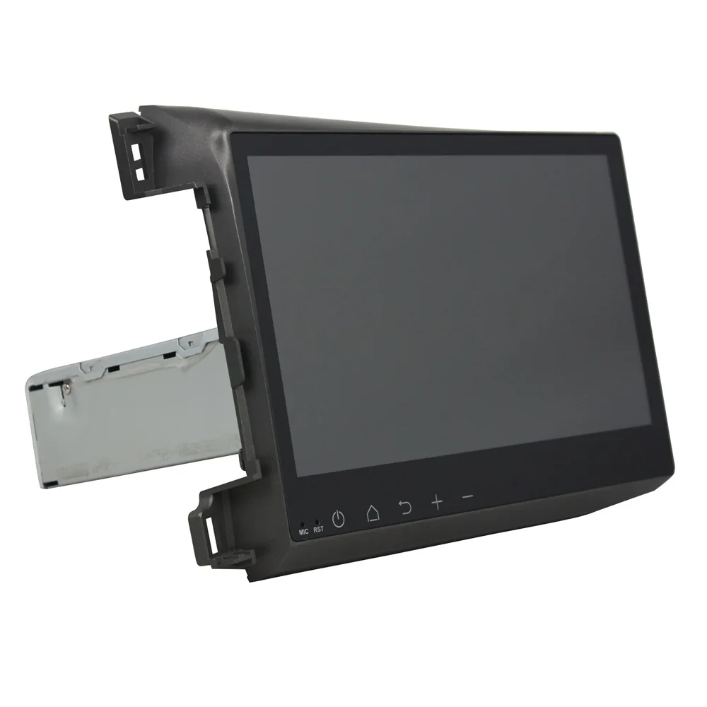 Discount 10.1" Android 9 4+64G DSP Car DVD Player GPS navigation For HONDA CIVIC 2012-2015 head unit multimedia player tape recorder 7