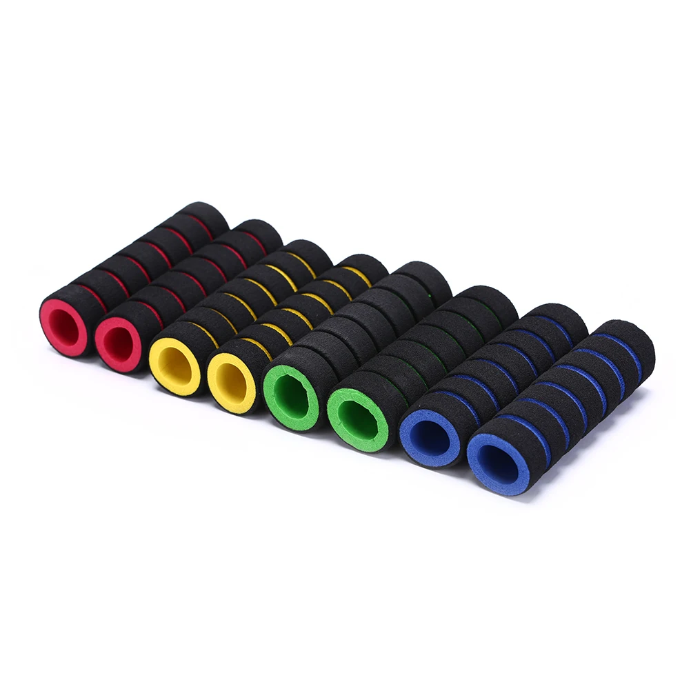 2Pcs Bike Racing Bicycle Motorcycle Handle Bar Foam Sponge Grip Cover Nons TDCA