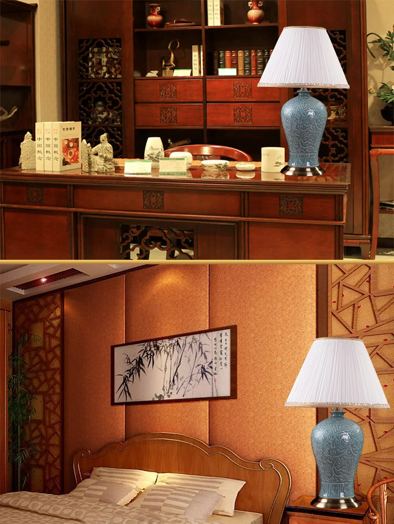 Jingdezhen Vintage style porcelain ceramic desk table lamps for bedside chinese Blue and White Porcelain table lamp traditional (6).jpg