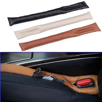 

2pcs Faux Leather Car Seat Gap Pad Fillers for Fiat Panda Bravo Punto Linea Croma 500 595