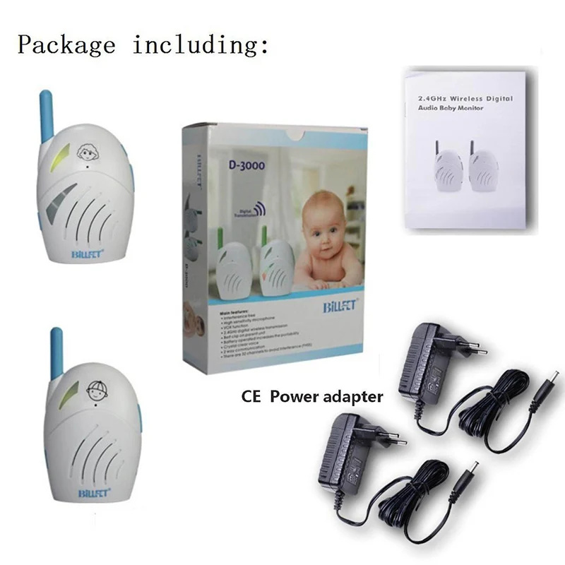bilder für 2,4 GHz Digital Baby & Monitor Walkie-talkie Kinder Zweiwegradio monitor de bebe Radio Kindermädchen baba elektronische Babysitter bilder für 2,4 GHz Digital Baby & Monitor Walkie-talkie Kinder Zweiwegradio monitor de bebe Radio Kindermädchen baba elektronische Babysitter