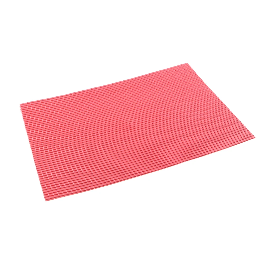 1/100 Scale Roof Tile Sheets Model Buildings Materials PVC  For Railway Layout Architecture