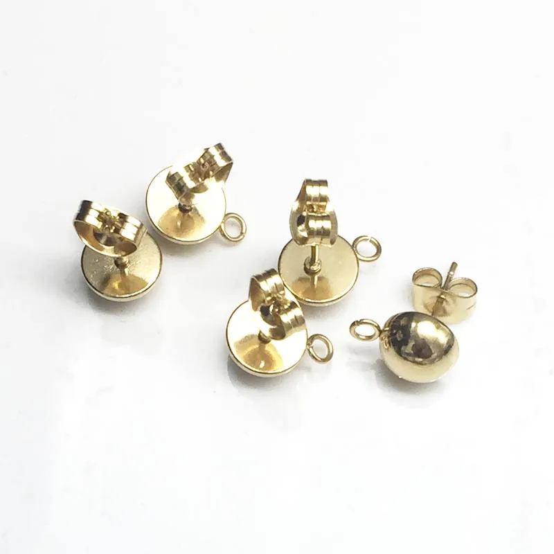 Пусеты для серег гвоздиков из нержавеющей стали 20 шт./лот|stud earrings set|earrings setsteel stud |
