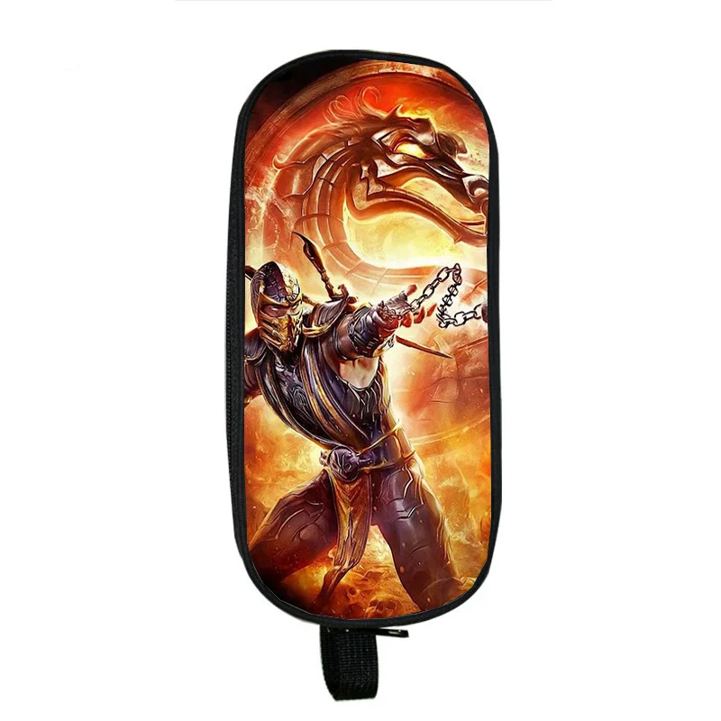 Скорпион в Mortal Kombat X Mask чехол для карандашей для детей модная новая детская Подарочная Милая канцелярская сумка студенческая сумка для ручек