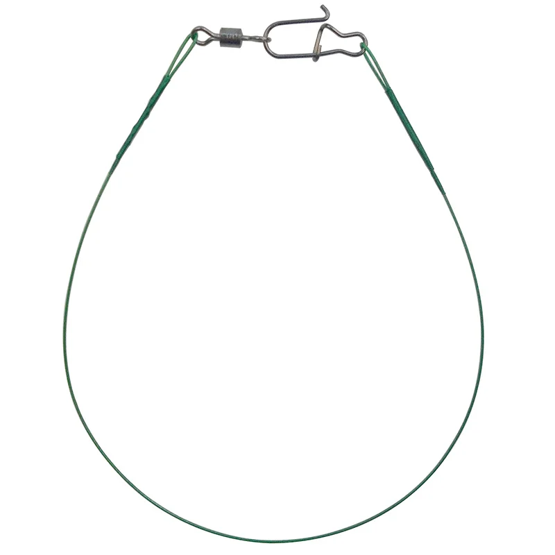 50pcs Green Nylon Coated Stainless Steel...