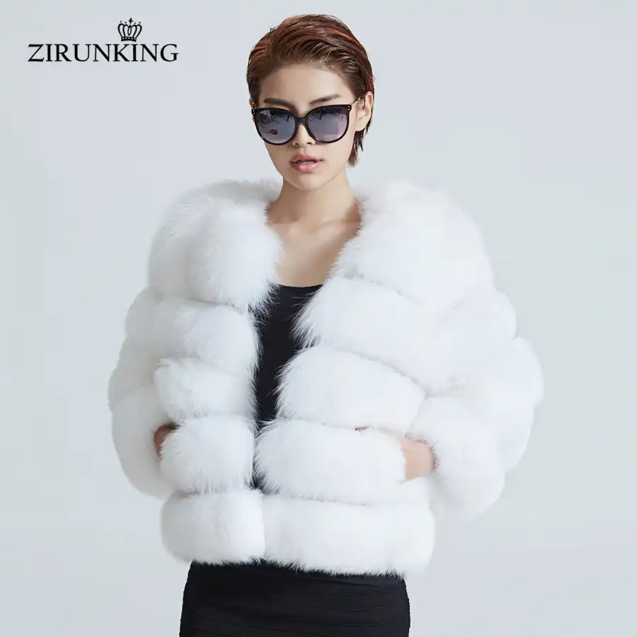 all white fur coat