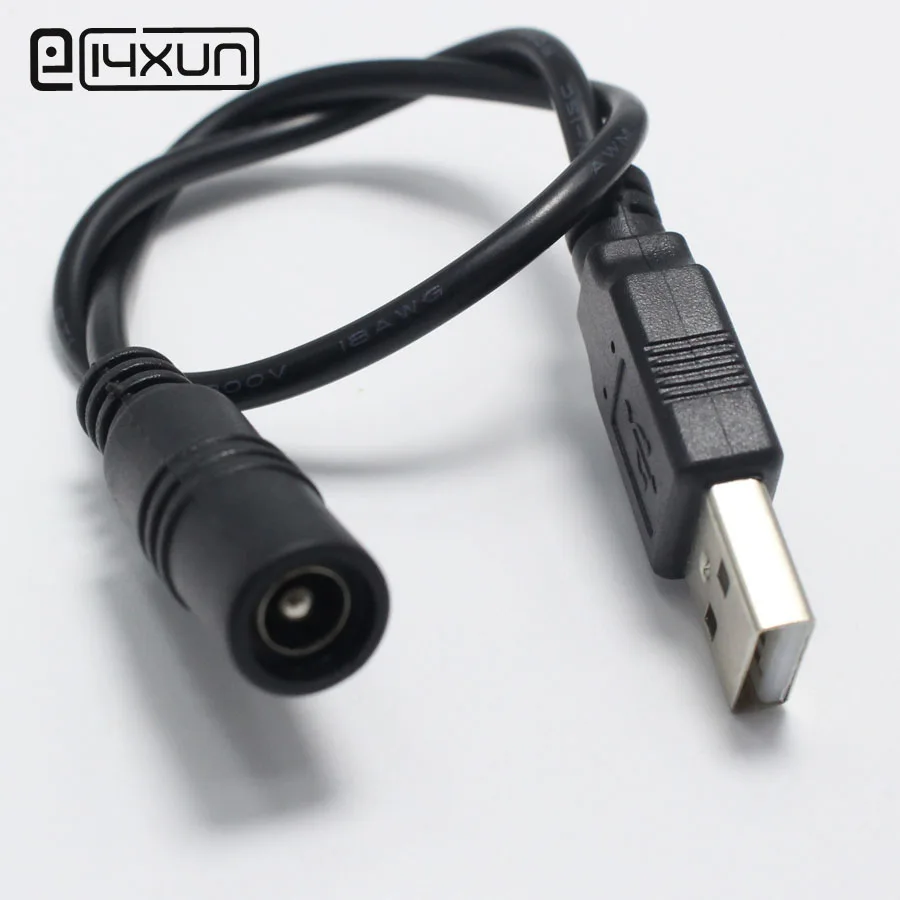 1 шт. 5 5*2 мм гнездовой разъем для USB 2 0 штекер с кабелем 30 см питание постоянного