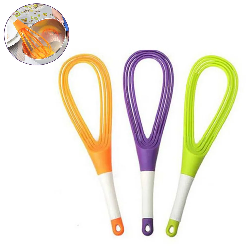 

2019 Multifunctional Rotary Egg beater Mixer Kitchen Egg Whisk Bake Tool