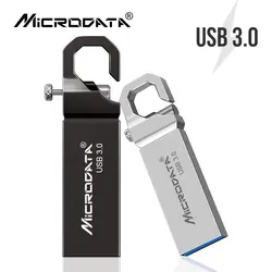 Новый флеш-накопитель USB 3,0 флешки 16 ГБ 32 металлическая ручка привода 64 128 usb 3,0 memory stick водостойкий USB ключ 3,0 Бесплатная доставка