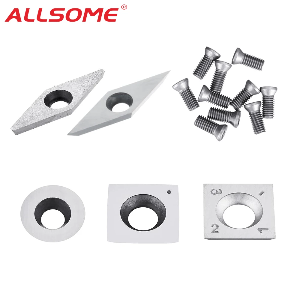 

Wood Carbide Inserts Turning Blades Tools Insert Milling Cutter M4 M5 Torx Screws Turning-Tool for Woodworking High Quality