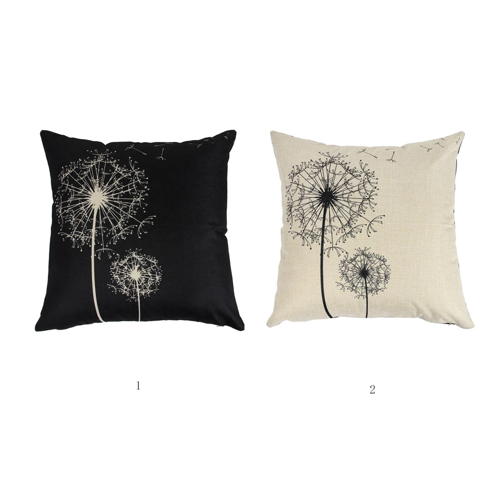 Ogiselestyle Dandelion Pattern Theme Decorative Throw Pillow Case 18
