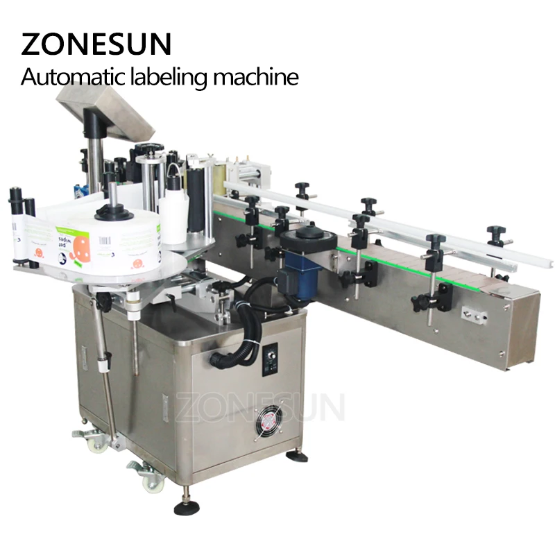 ZONESUN LT-200 автоматическая машина для маркировки круглых бутылок