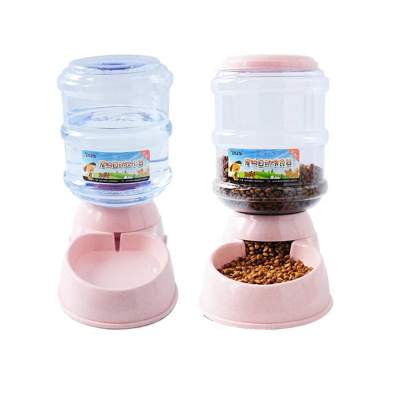 

Dog automatic drinking fountains automatic feeder of pet cat Cat & dog food bowl of water bowl 3.5L large capacity