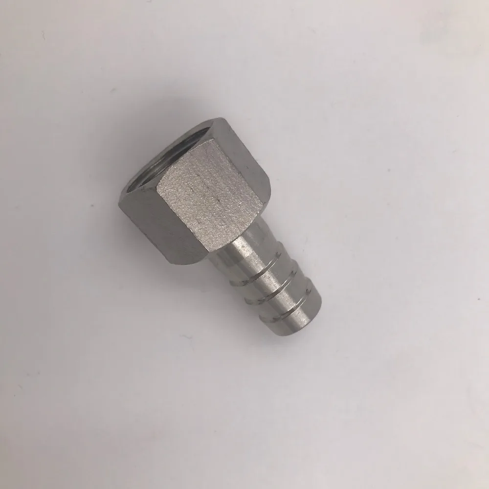 

Stainless Steel Hose Barb - 1/2" FPT x 3/8"Barb, Homebrew Hardware, Pump fitting