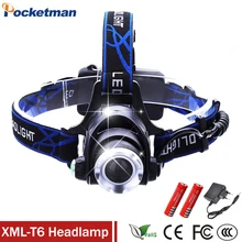 LED Headlight CREE T6 led headlamp zoom 18650 Head lights head lamp 2000lm XML-T6 zoomable lampe frontale LED BIKE light 2 in 1 1800 lumens zoomable cree xm l t6 led bicycle light bike headlight headlamp head lamp light 8 4v battery pack charger