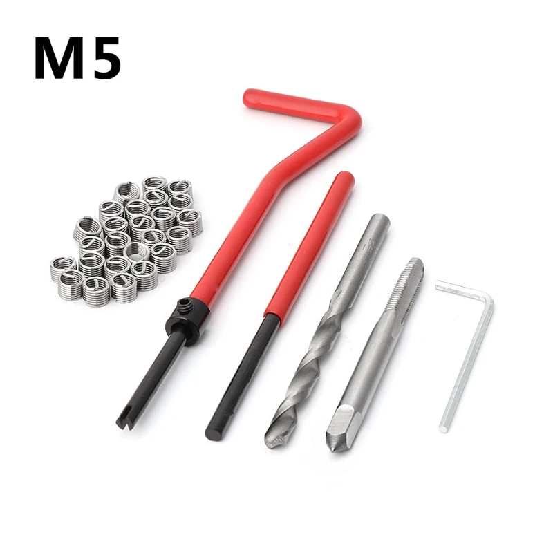 

30Pcs M5 Thread Repair Insert Kit Auto Repair Hand Tool Set For Car Repairing Automobiles Sheet Tools Set carrosserie reparation