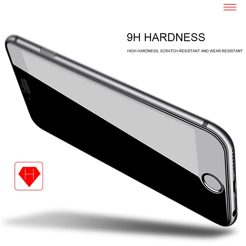 2Pcs 3D Full Cover Tempered Glass for iPhone 8 7 6 6s Plus 5 5s SE Screen Protector On iPhone X XS 11 12 Pro Max XR 12 mini Film